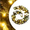 Vidaxl - Guirlande de Noël avec lumières led Noir 2,7 m pvc Black & silver