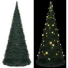 vidaXL Sapin de Noël artificiel pré-éclairé avec guirlandes vert 210cm