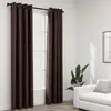 vidaXL Rideaux occultants Aspect lin avec oeillets 2pcs Taupe 140x245cm