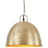 vidaXL Lampe suspendue industrielle vintage 25 W Laiton Rond 31 cm E27