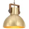 vidaXL Lampe suspendue industrielle 25 W Laiton Rond 40 cm E27