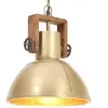 vidaXL Lampe suspendue industrielle 25 W Laiton Rond 30 cm E27