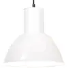 vidaXL Lampe suspendue 25 W Blanc Rond 28,5 cm E27