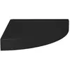 vidaXL Étagère d'angle flottante noir 25x25x3,8 cm MDF