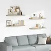 vidaXL Étagères murales flottantes 4 pcs chêne 90x23,5x3,8 cm MDF