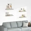 vidaXL Étagères murales flottantes 4 pcs chêne 60x23,5x3,8 cm MDF