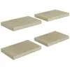 vidaXL Étagères murales flottantes 4 pcs chêne 40x23x3,8 cm MDF