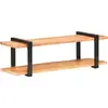 vidaXL Meuble TV 130x40x40 cm Bois d'acacia solide