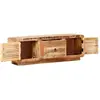 vidaXL Meuble TV 120x30x40 cm Bois de manguier brut