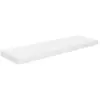 vidaXL Étagère murale flottante Blanc brillant 80x23,5x3,8 cm MDF