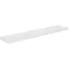 vidaXL Étagère murale flottante Blanc brillant 120x23,5x3,8 cm MDF