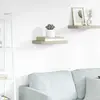 vidaXL Étagère murale flottante chêne 40x23x3,8 cm MDF