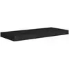 vidaXL Étagère murale flottante Noir 60x23,5x3,8 cm MDF