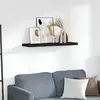 vidaXL Étagère murale flottante noir 90x23,5x3,8 cm MDF