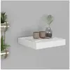 vidaXL Étagère flottante murale blanc 23x23,5x3,8 cm MDF