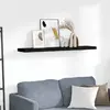 vidaXL Étagère murale flottante noir 120x23,5x3,8 cm MDF