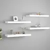 vidaXL Étagères murales flottantes 4 pcs blanc 60x23,5x3,8 cm MDF