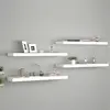 vidaXL Étagères murales flottantes 4 pcs blanc 80x23,5x3,8 cm MDF
