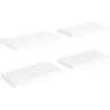 vidaXL Étagères murales flottantes 4 pcs Blanc 50x23x3,8 cm MDF