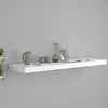 vidaXL Étagère murale flottante blanc 90x23,5x3,8 cm MDF