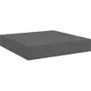 vidaXL Étagère murale flottante Gris brillant 23x23,5x3,8 cm MDF