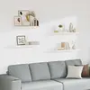 vidaXL Étagères murales flottantes 4 pcs blanc 90x23,5x3,8 cm MDF