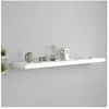 vidaXL Étagère murale flottante blanc 120x23,5x3,8 cm MDF