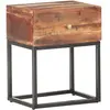 vidaXL Table de chevet 40x30x50 cm Bois d'acacia brut