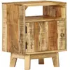 vidaXL Table de chevet 40x30x50 cm Bois de manguier brut