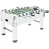 vidaXL Baby-foot Acier 60 kg 140x74,5x87,5 cm Blanc