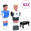 vidaXL Joueurs de baby-foot pour tige de 15,9 mm 22 pcs