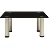 vidaXL Meuble TV Noir 40x35x17 cm Verre trempé
