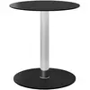 vidaXL Table basse Noir 40 cm Verre trempé