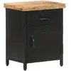 vidaXL Table de chevet 40x30x52 cm Bois de manguier brut