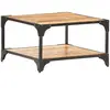 vidaXL Table basse 60x60x35 cm Bois de manguier massif