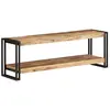 vidaXL Meuble TV 120x30x40 cm Bois de manguier brut