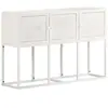 vidaXL Buffet 115x30x76 cm Bois de manguier massif