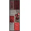 vidaXL Tapis de sol de cuisine lavable Tomate 45x150 cm
