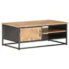 vidaXL Table basse 90x50x35 cm Bois d'acacia massif
