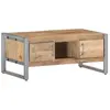 vidaXL Table basse 95x50x40 cm Bois de manguier brut