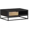 vidaXL Table basse 90x60x35 cm Bois de manguier massif