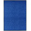 vidaXL Paillasson lavable Bleu 90x120 cm