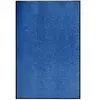 vidaXL Paillasson lavable Bleu 120x180 cm