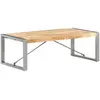 vidaXL Table basse 120x60x40 cm Bois de manguier brut