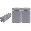 vidaXL Écrans d'intimité de jardin 4 pcs PVC 35x0,19 m Gris clair mat