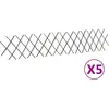 vidaXL Clôtures en treillis de saule 5 pcs 180x30 cm