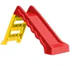 vidaXL Toboggan pliable d'enfants Intérieur/Extérieur Rouge et jaune