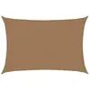 vidaXL Voile d'ombrage 160 g/m² Taupe 2,5x3,5 m PEHD