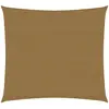 vidaXL Voile d'ombrage 160 g/m² Taupe 2x2,5 m PEHD