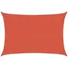 vidaXL Voile d'ombrage 160 g/m² Terre cuite 2,5x3,5 m PEHD